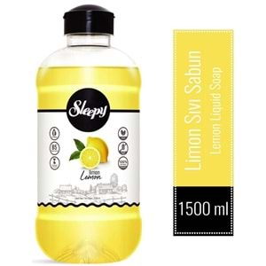 Sleepy Sıvı Sabun 1500ML Lemon/Limon (12 Li Set)