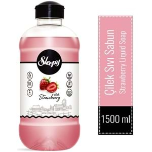 Sleepy Sıvı Sabun 1500ML Strawberry/Çilek (18 Li Set)