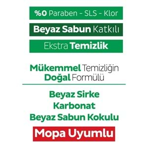 Sleepy Easy Clean Yüzey Temizlik Havlusu 80 Yaprak Beyaz Sabun/Mopa Uyumlu (2 Li Set) 160 Yaprak