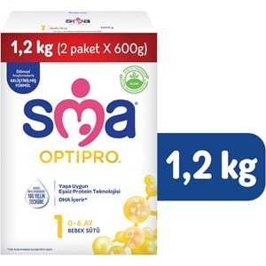 Sma Optipro 1200GR No:1 Bebek Sütü (0-6 Ay) Kutu (3 Lü Set)