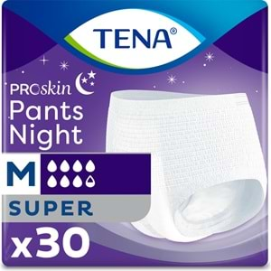 Tena Proskin Pants Night Emici Külot Hasta Bezi Gece Medium-Orta/Süper 120 Adet (4PK*30)