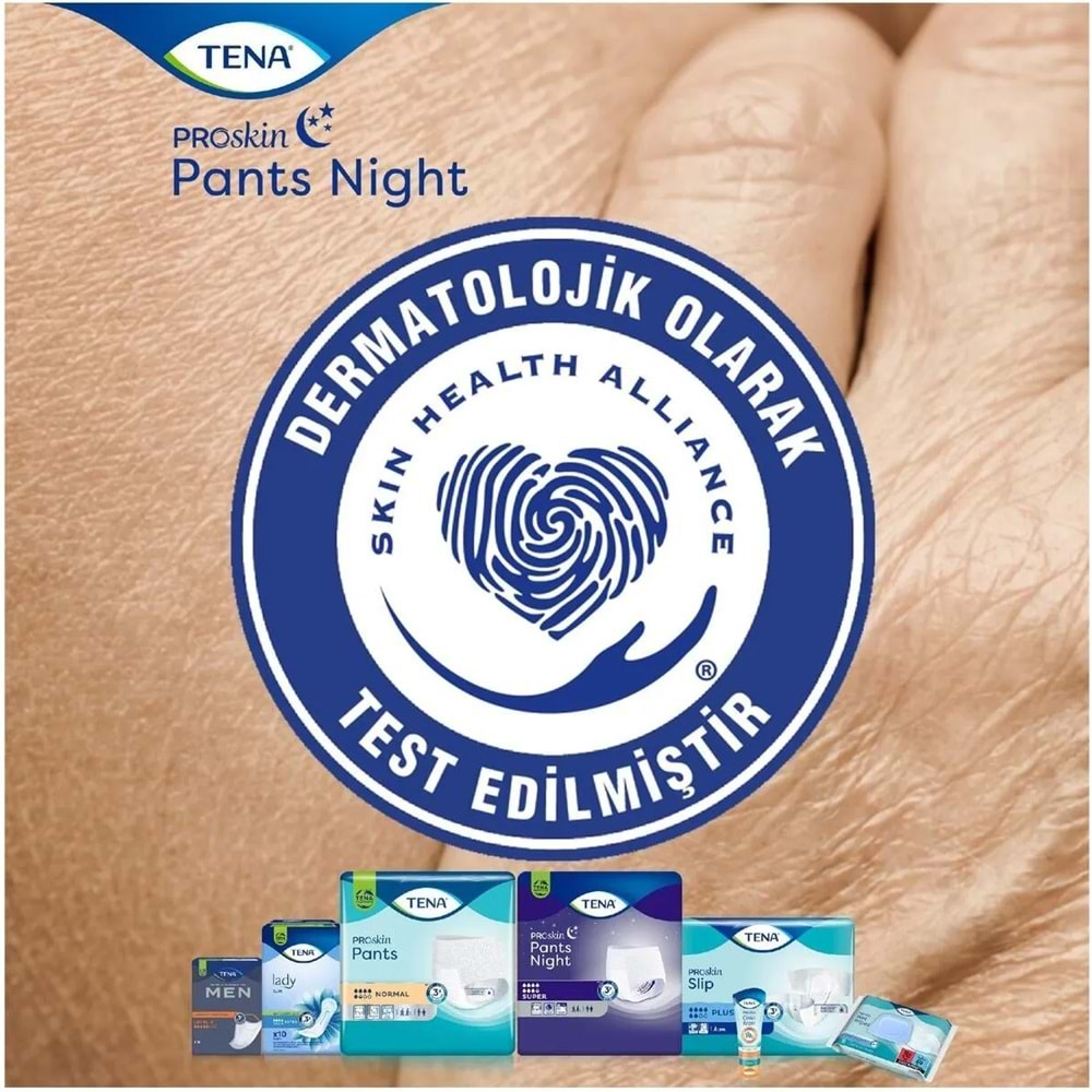 Tena Proskin Pants Night Emici Külot Hasta Bezi Gece Medium-Orta/Süper 120 Adet (4PK*30)