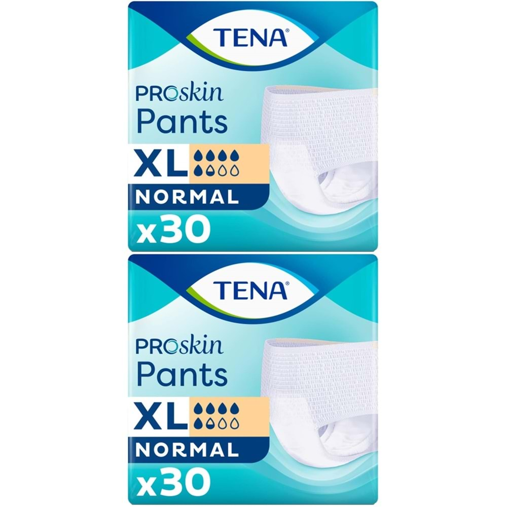 Tena Proskin Pants Emici Külot Hasta Bezi Normal XL-Extra Large 60 Adet (2PK*30)