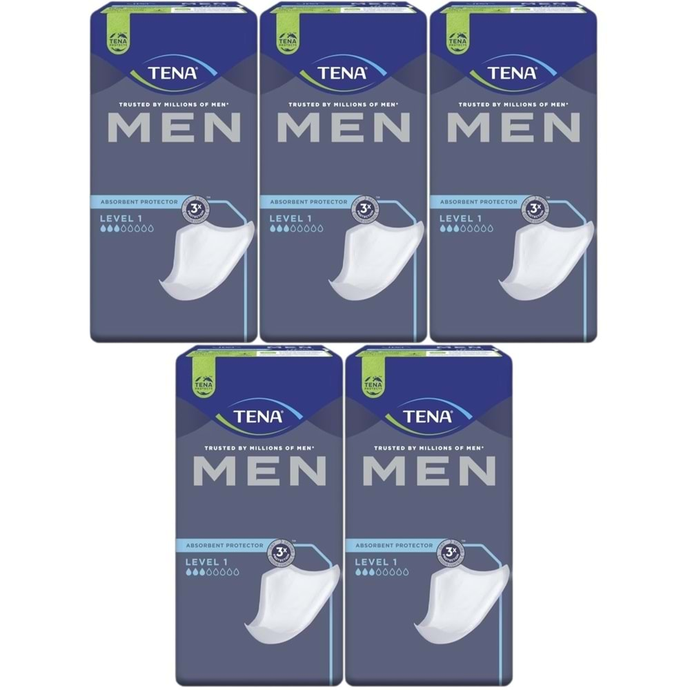 Tena Mesane Pedi Men/Erkek Level-1 120 Adet (5PK*24)