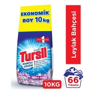 Tursil Matik Toz Çamaşır Deterjanı 30KG Leylak Bahçesi (3PK*10) (198 Yıkama)