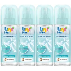 Uni Baby Bebek Kolonyası 150ML Nemlendiricili/Bebeksi Dokunuş (4 Lü Set)