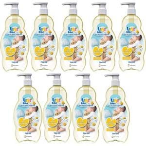 Uni Baby Bebek Şampuanı 700ML Tatlı Rüyalar (Pompalı) (9 Lu Set)