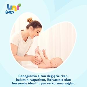 Uni Baby Bebek Bakım Örtüsü 60*60CM (İç Adet 10) Tekli Pk (12 Li Set)
