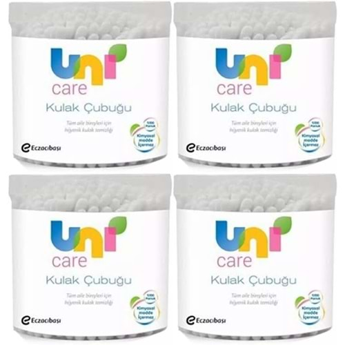 Uni Baby Kulak Temizleme Çubuğu 100 Adet (4 Lü Set)