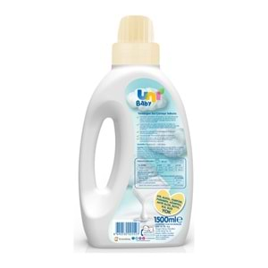 Uni Baby Yeni Doğan Çamaşır Deterjanı/Sabunu 1500ML (Sarı) (4 Lü Set)