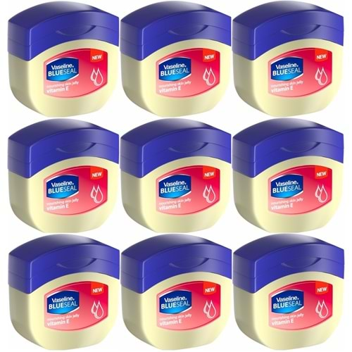 Vaseline Nemlendirici Jel Krem (Vazelin) 250ML E Vitamin (9 Lu Set)