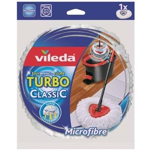 Vileda Turbo Yedek Mop Paspas Ucu (%100 Mikrofiber) (9 Lu Set)