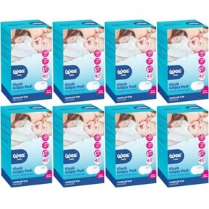 Wee Baby Klasik Göğüs Pedi (40 Lı) 320 Adet (8Pk*40)