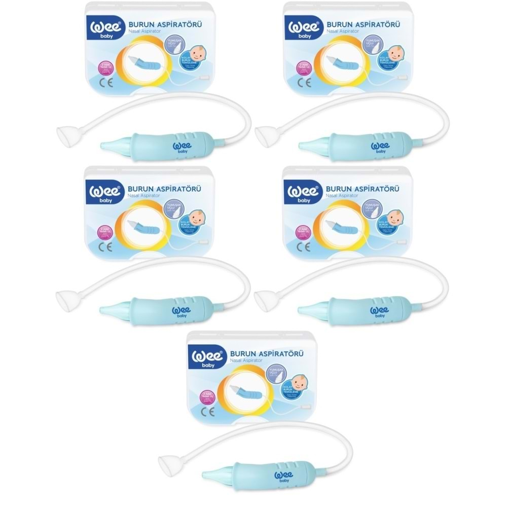 Wee Baby Burun Aspiratörü Nasal (Yeni Saklama Kabı Kutulu) (5 Li Set)