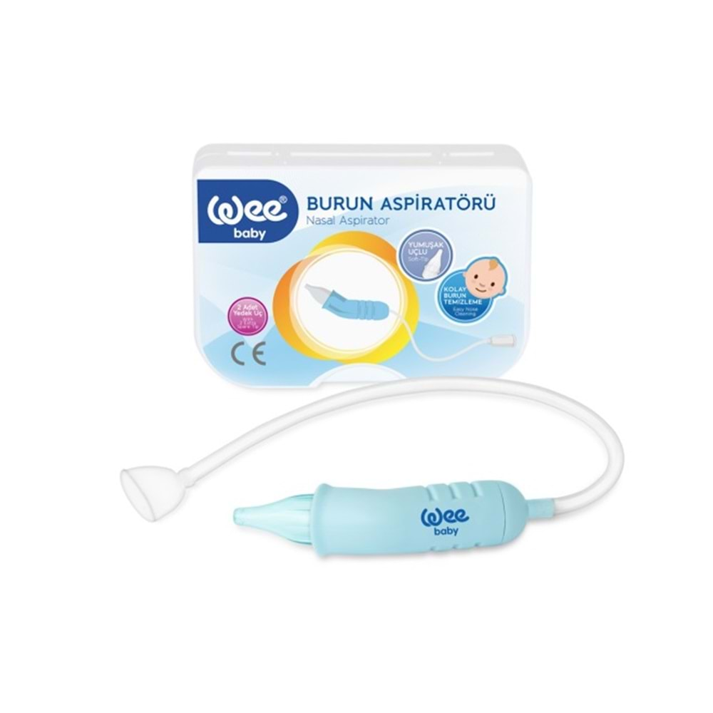 Wee Baby Burun Aspiratörü Nasal (Yeni Saklama Kabı Kutulu) (6 Lı Set)